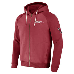 Arizona Cardinals NFL x Darius Rucker Collection Raglan Full-Zip Hoodie - Cardinal outlet
