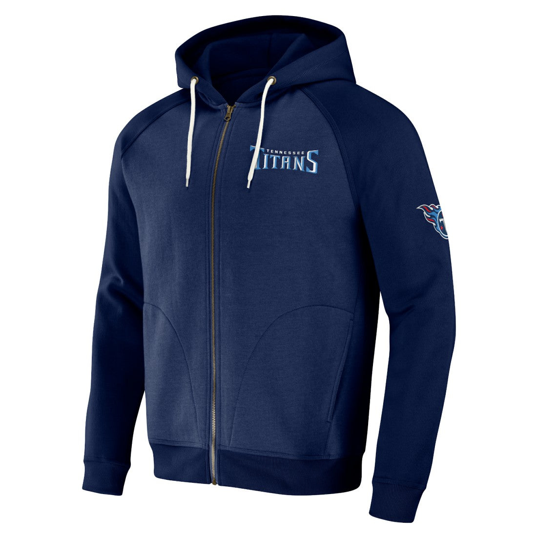 Tennessee Titans NFL x Darius Rucker Collection Raglan Full-Zip Hoodie - Navy on sale