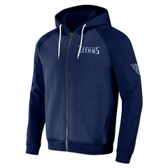Tennessee Titans NFL x Darius Rucker Collection Raglan Full-Zip Hoodie - Navy on sale