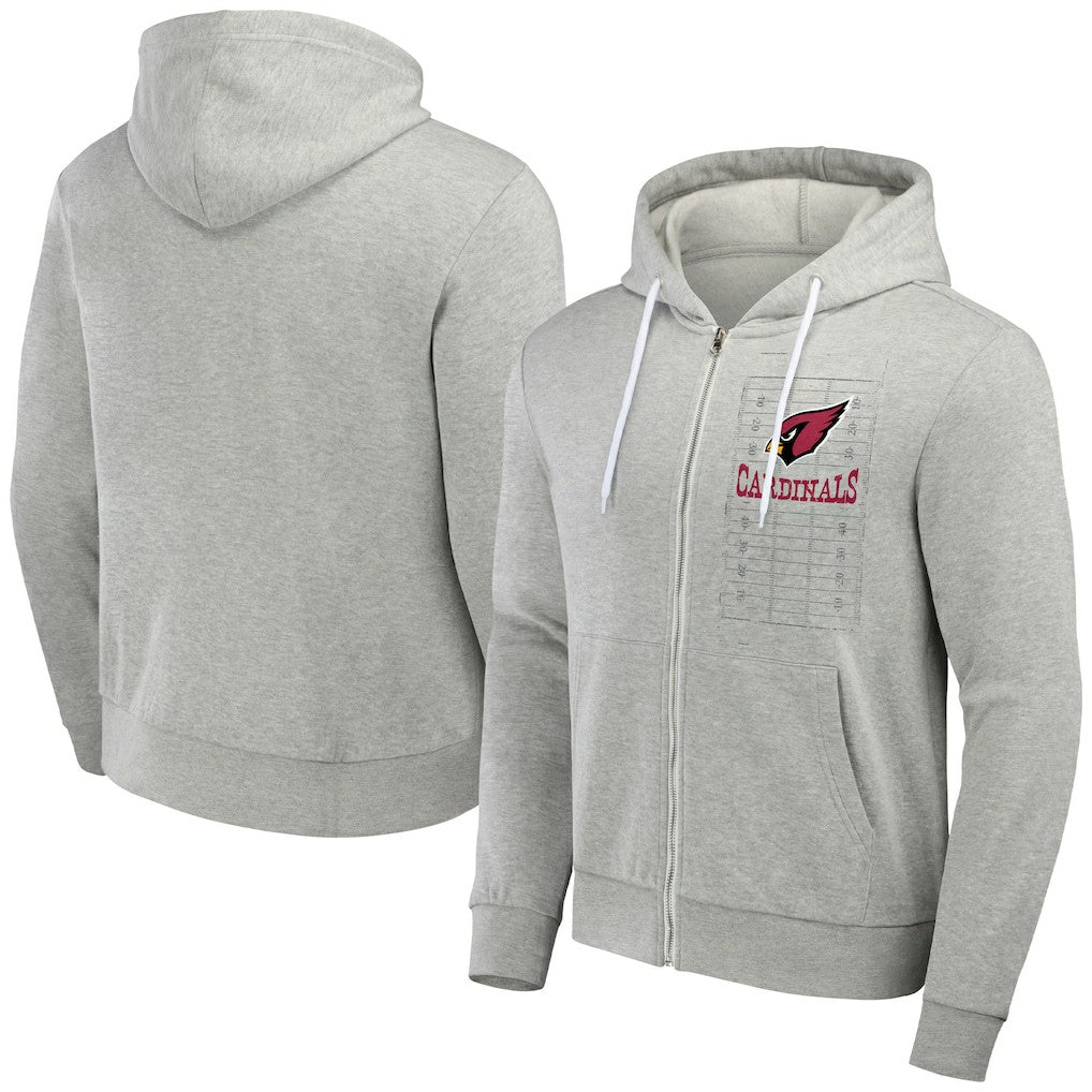 Arizona Cardinals NFL x Darius Rucker Collection Domestic Full-Zip Hoodie - Heather Gray sale