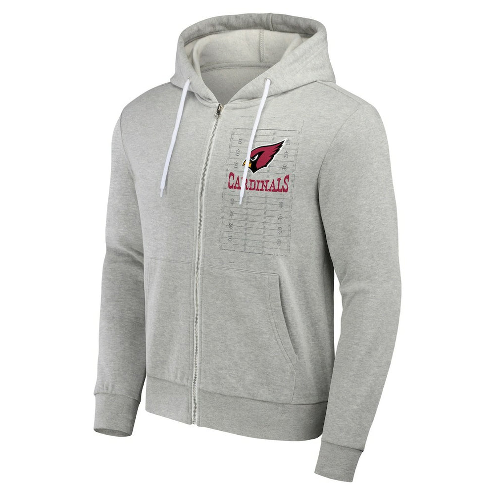 Arizona Cardinals NFL x Darius Rucker Collection Domestic Full-Zip Hoodie - Heather Gray sale