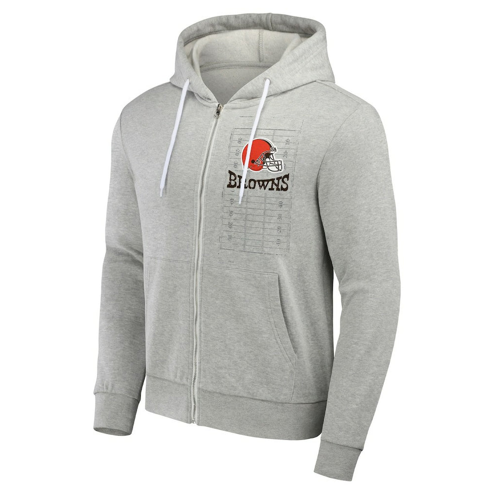Cleveland Browns NFL x Darius Rucker Collection Domestic Full-Zip Hoodie - Heather Gray sale