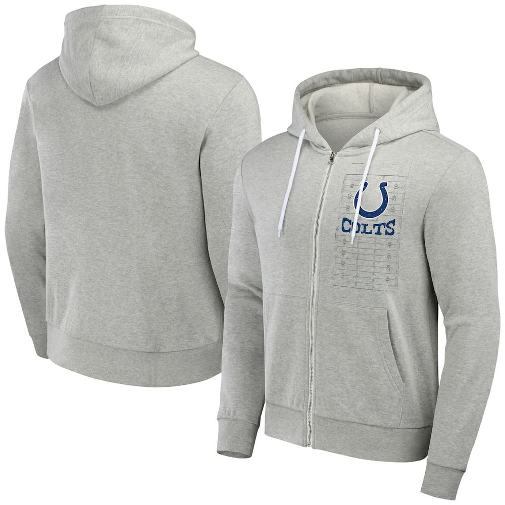 Indianapolis Colts NFL x Darius Rucker Collection Domestic Full-Zip Hoodie - Heather Gray on sale