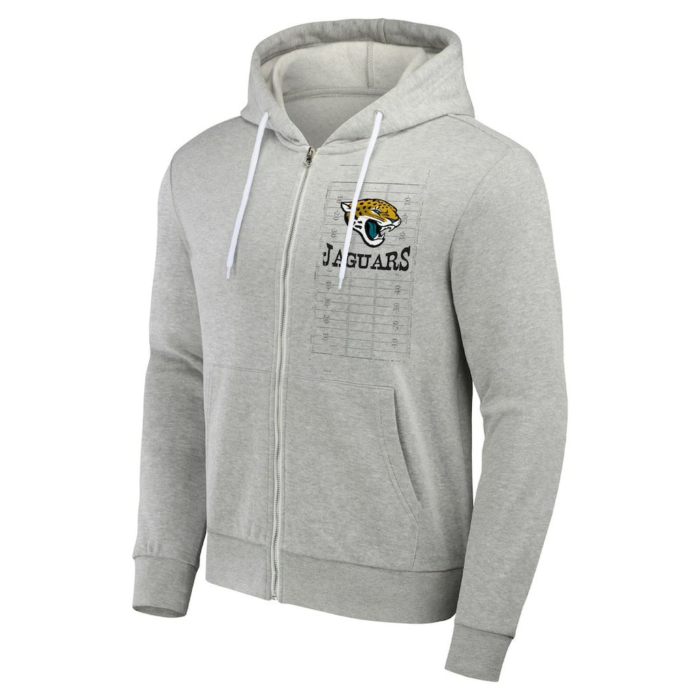 Jacksonville Jaguars NFL x Darius Rucker Collection Domestic Full-Zip Hoodie - Heather Gray outlet