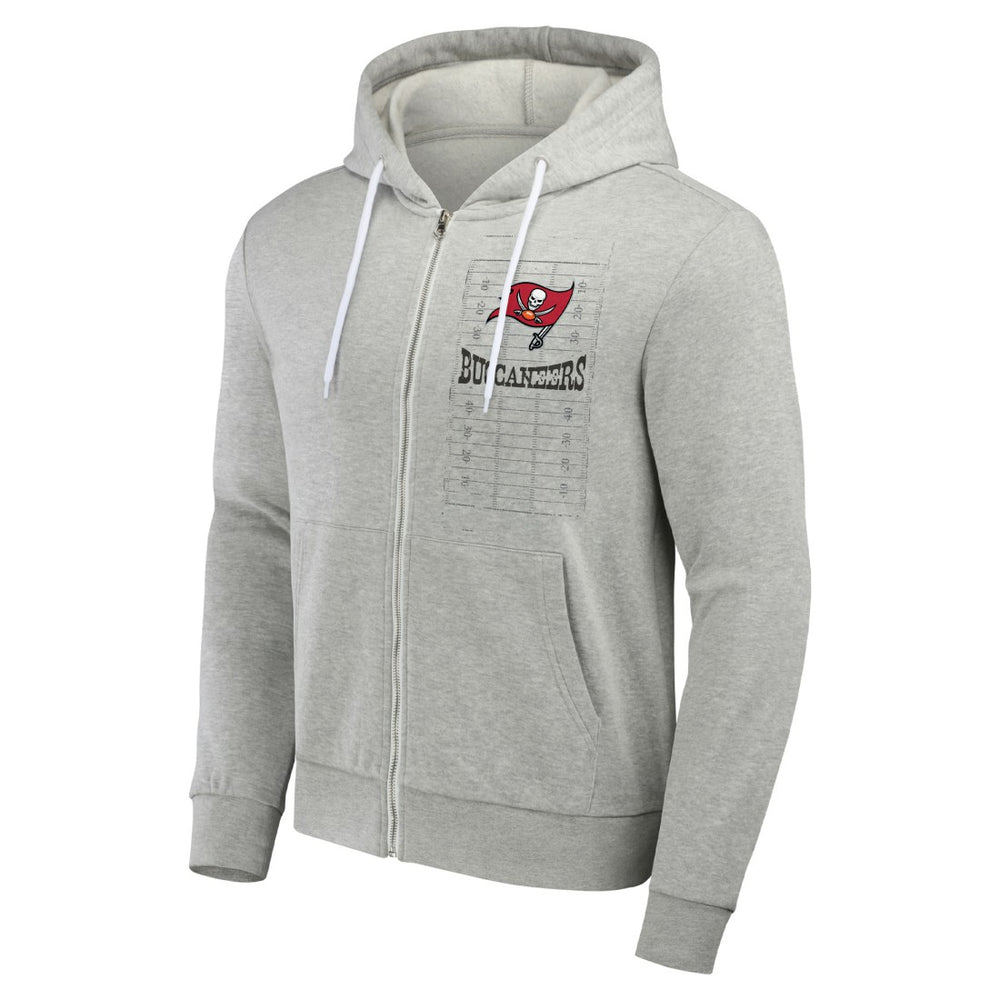 Tampa Bay Buccaneers NFL x Darius Rucker Collection Domestic Full-Zip Hoodie - Heather Gray for sale