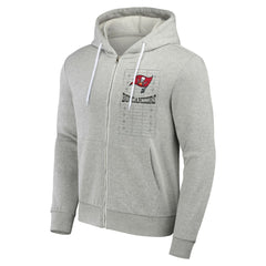Tampa Bay Buccaneers NFL x Darius Rucker Collection Domestic Full-Zip Hoodie - Heather Gray for sale
