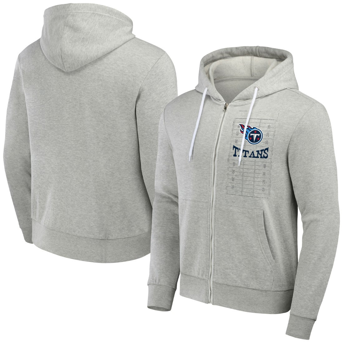 Tennessee Titans NFL x Darius Rucker Collection Domestic Full-Zip Hoodie - Heather Gray on sale