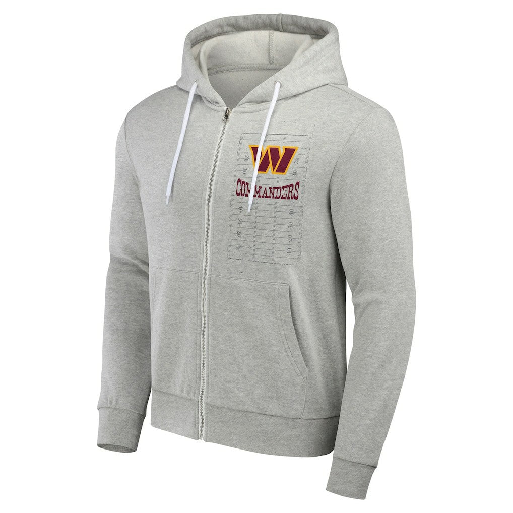 Washington Commanders NFL x Darius Rucker Collection Domestic Full-Zip Hoodie - Heather Gray discount