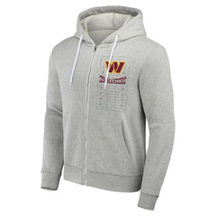 Washington Commanders NFL x Darius Rucker Collection Domestic Full-Zip Hoodie - Heather Gray discount