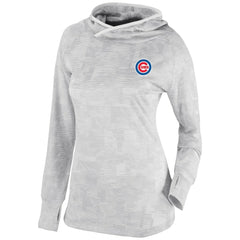 Chicago Cubs Women's Omni-Wick Sunday Ball Pullover Hoodie Gray