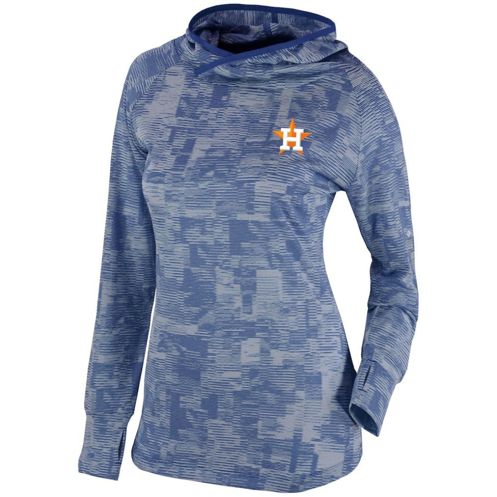 Houston Astros Women's Omni-Wick Sunday Ball Pullover Hoodie Navy