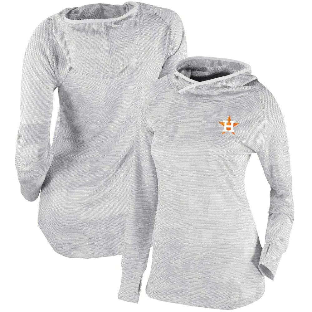 Houston Astros Women's Omni-Wick Sunday Ball Pullover Hoodie White
