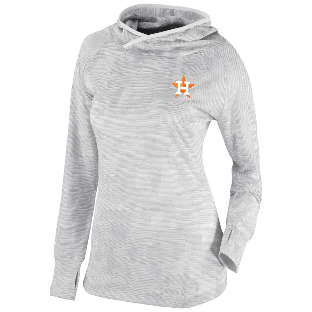 Houston Astros Women's Omni-Wick Sunday Ball Pullover Hoodie White