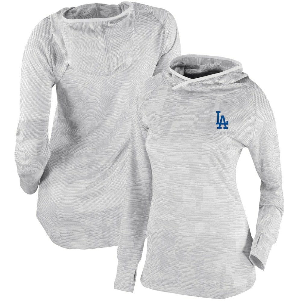 Los Angeles Dodgers Women's Omni-Wick Sunday Ball Pullover Hoodie White