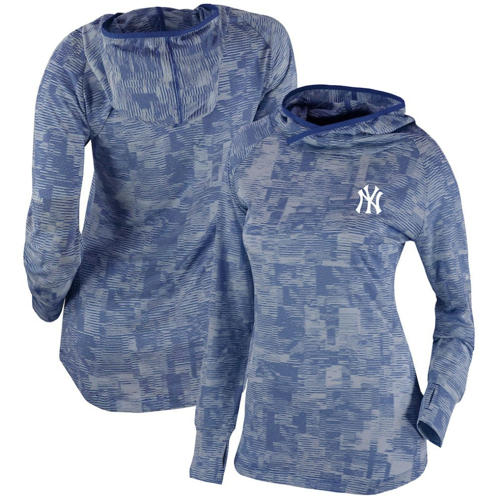 New York Yankees Women's Omni-Wick Sunday Ball Pullover Hoodie Navy