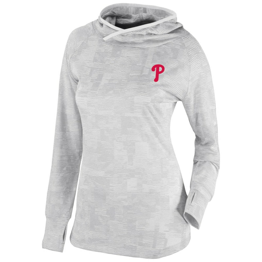 Philadelphia Phillies Women's Omni-Wick Sunday Ball Pullover Hoodie White