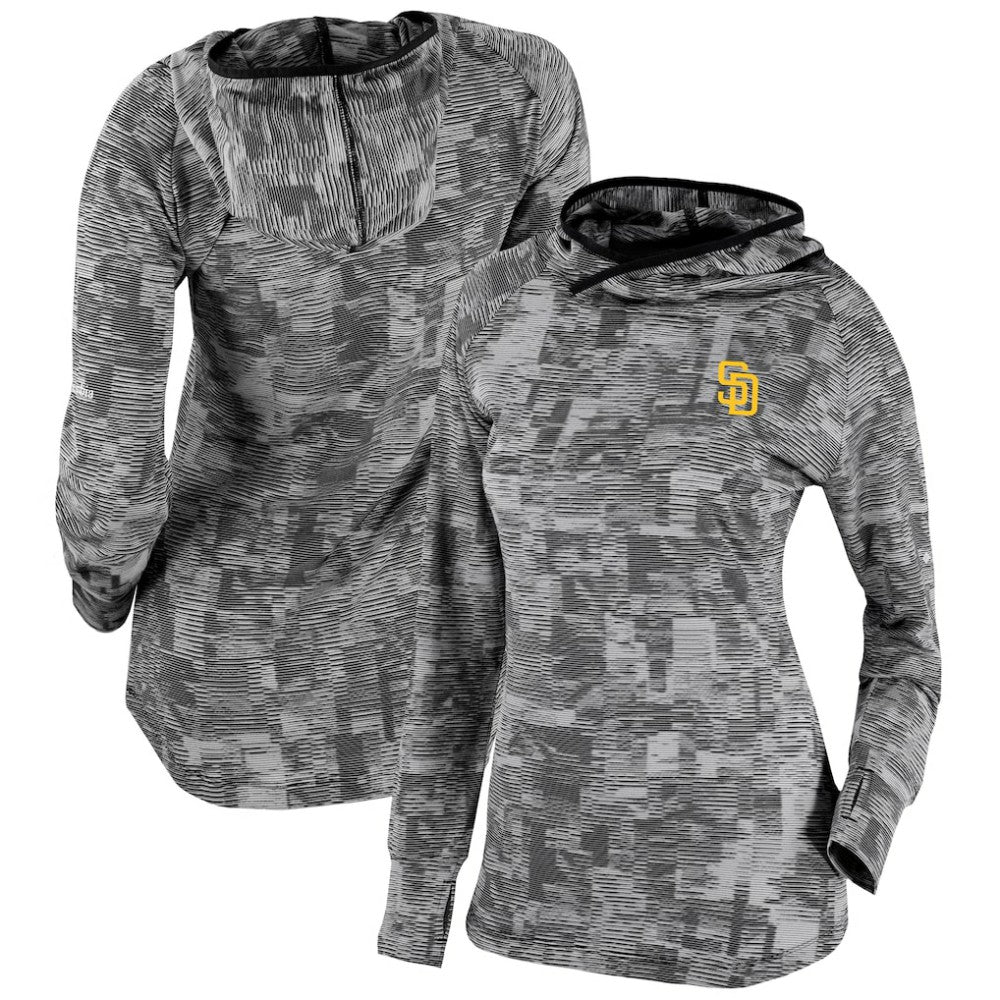 San Diego Padres Women's Omni-Wick Sunday Ball Pullover Hoodie Black