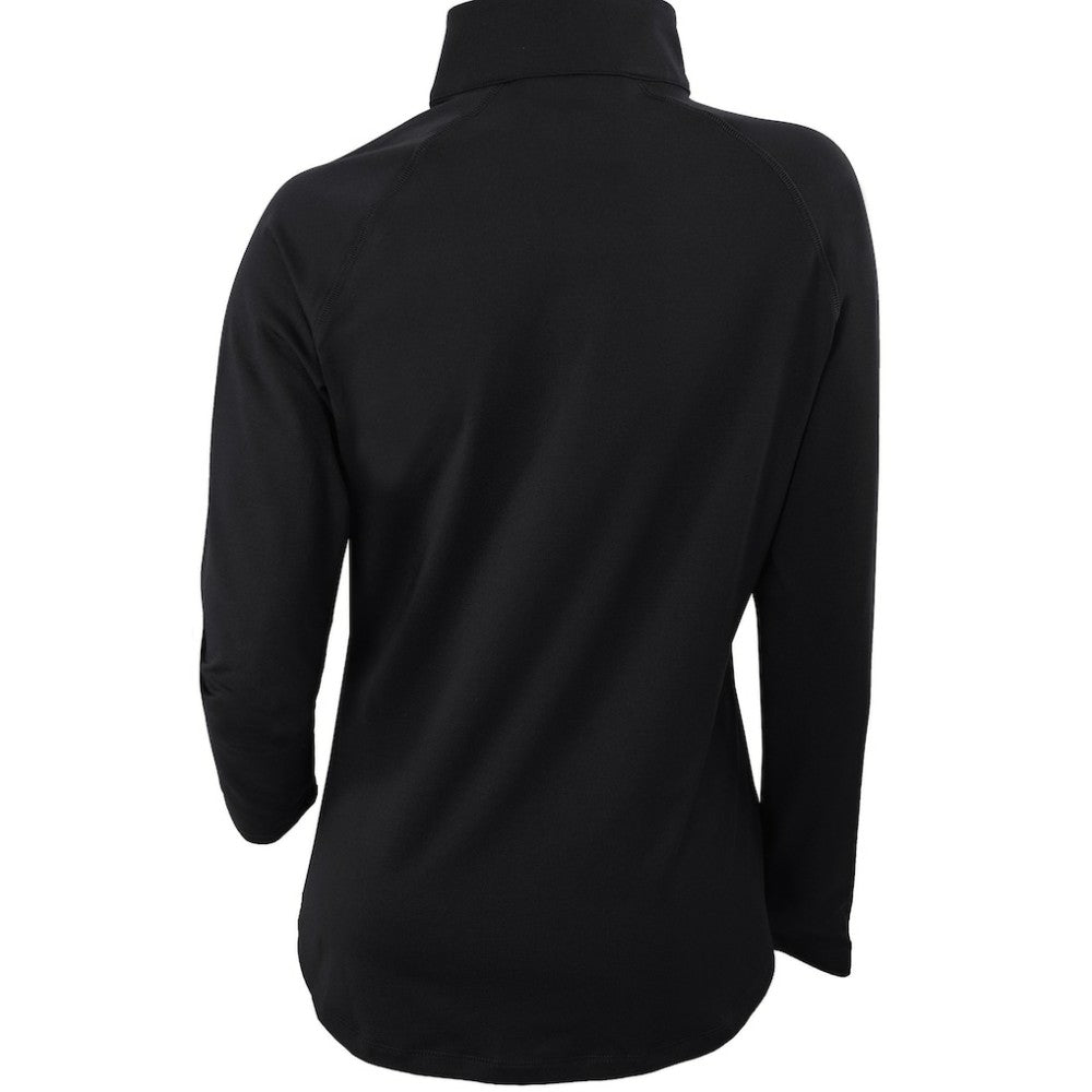 Chicago White Sox Women's Omni-Wick Outward Nine Quarter-Zip Pullover Top Black