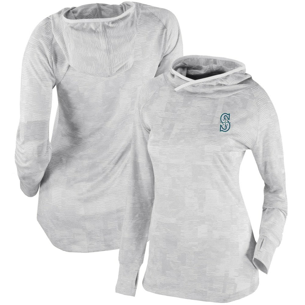 Seattle Mariners Women's Omni-Wick Sunday Ball Pullover Hoodie White