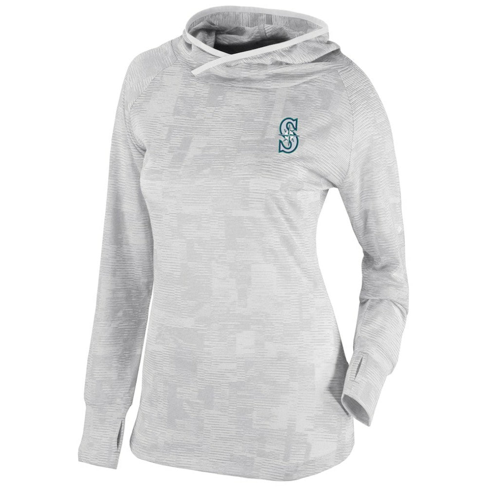 Seattle Mariners Women's Omni-Wick Sunday Ball Pullover Hoodie White