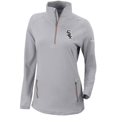 Chicago White Sox Women's Omni-Wick Outward Nine Quarter-Zip Pullover Top Gray