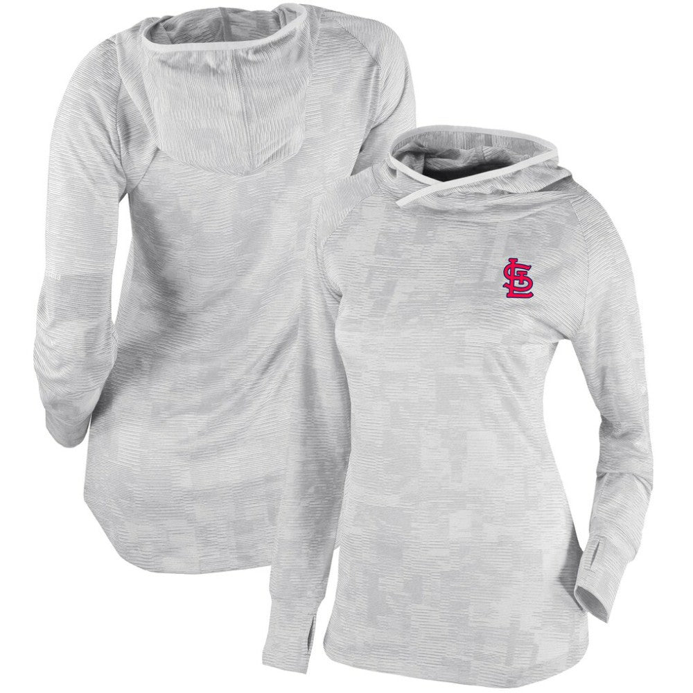 St. Louis Cardinals Women's Omni-Wick Sunday Ball Pullover Hoodie White
