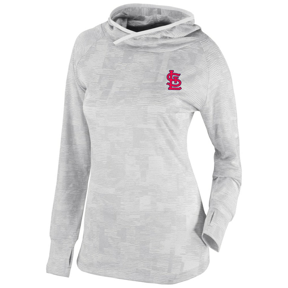 St. Louis Cardinals Women's Omni-Wick Sunday Ball Pullover Hoodie White