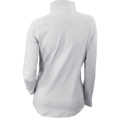Cleveland Guardians Women's Omni-Wick Outward Nine Quarter-Zip Pullover Top White
