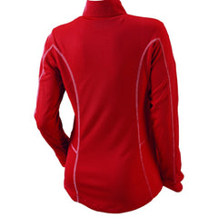 Chicago Cubs Women's Omni-Wick Shotgun Quarter-Zip Pullover Top Red