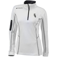 Chicago White Sox Women's Omni-Wick Shotgun Quarter-Zip Pullover Top White