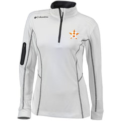 Houston Astros Women's Omni-Wick Shotgun Quarter-Zip Pullover Top White