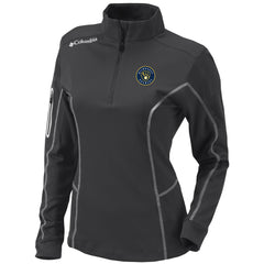 Milwaukee Brewers Women's Omni-Wick Shotgun Quarter-Zip Pullover Top Charcoal