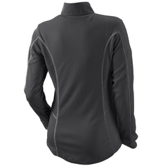Milwaukee Brewers Women's Omni-Wick Shotgun Quarter-Zip Pullover Top Charcoal