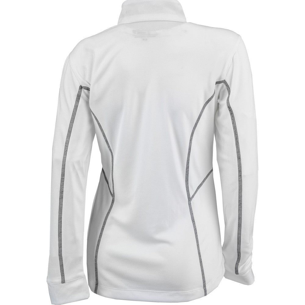 New York Mets Women's Omni-Wick Shotgun Quarter-Zip Pullover Top White