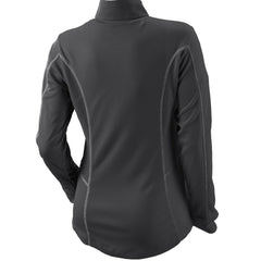 Seattle Mariners Women's Omni-Wick Shotgun Quarter-Zip Pullover Top Charcoal