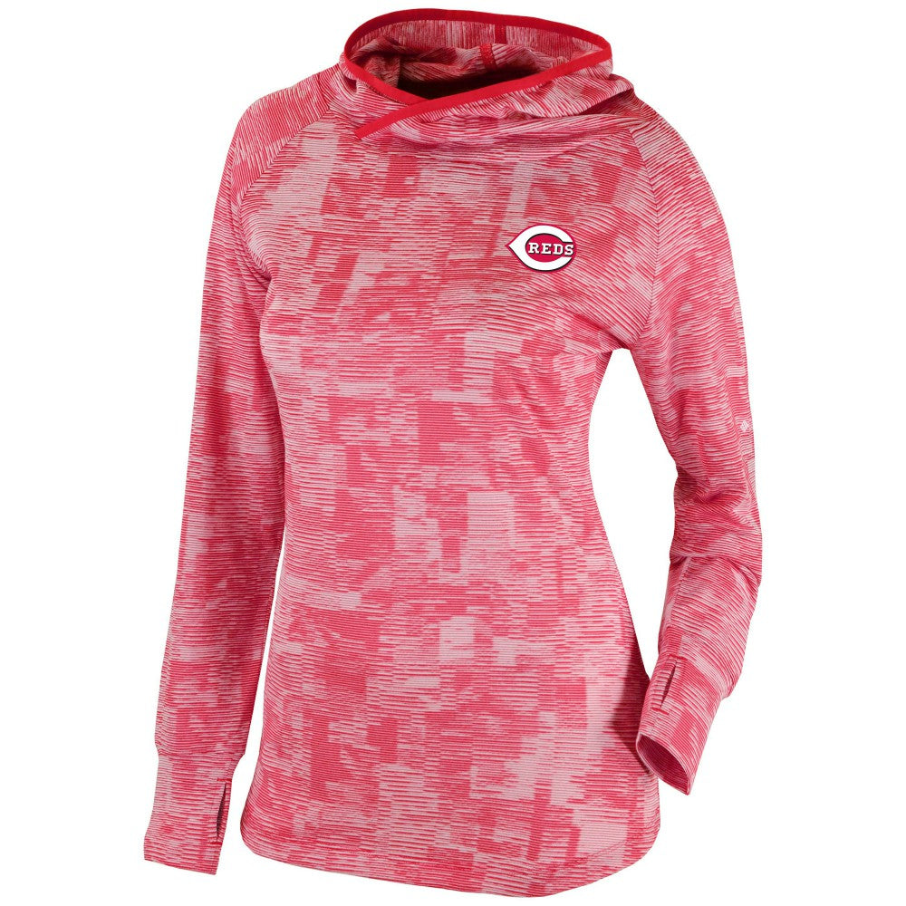 Cincinnati Reds Women's Omni-Wick Sunday Ball Pullover Hoodie Red