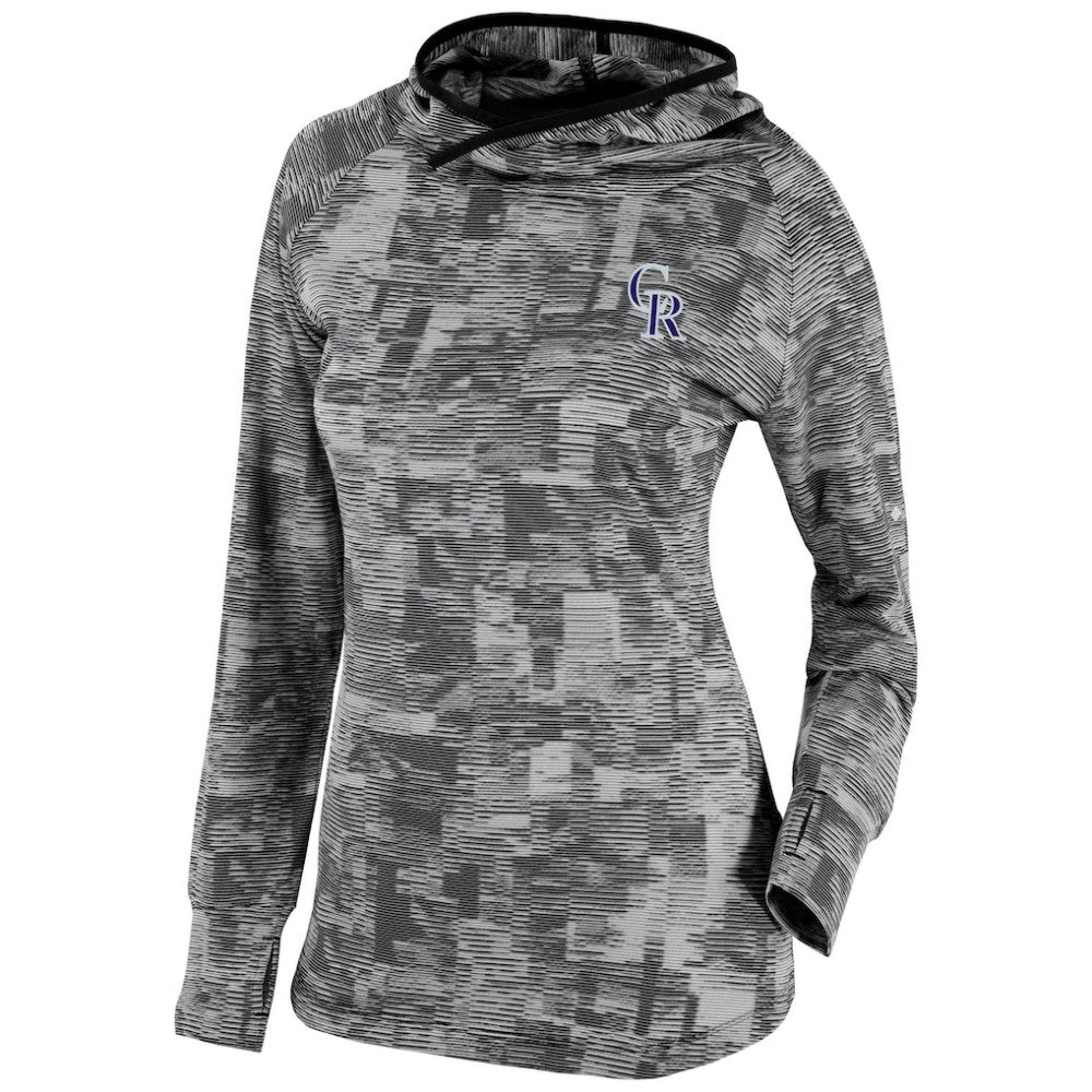 Colorado Rockies Women's Omni-Wick Sunday Ball Pullover Hoodie Black