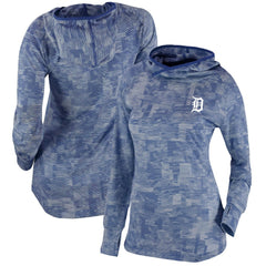 Detroit Tigers Women's Omni-Wick Sunday Ball Pullover Hoodie Navy