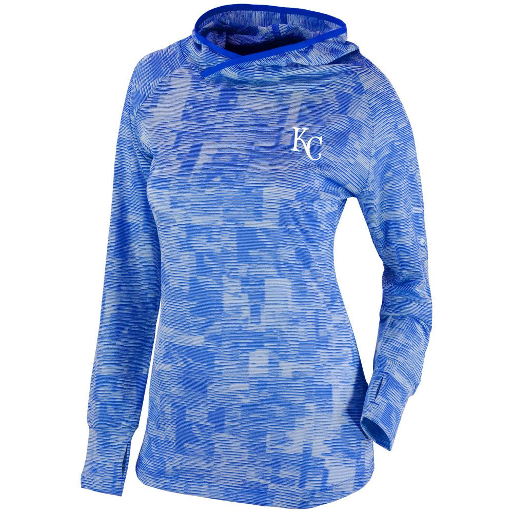 Kansas City Royals Women's Omni-Wick Sunday Ball Pullover Hoodie Royal