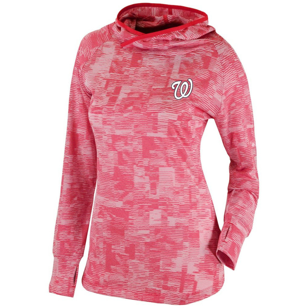 Washington Nationals Women's Omni-Wick Sunday Ball Pullover Hoodie Red