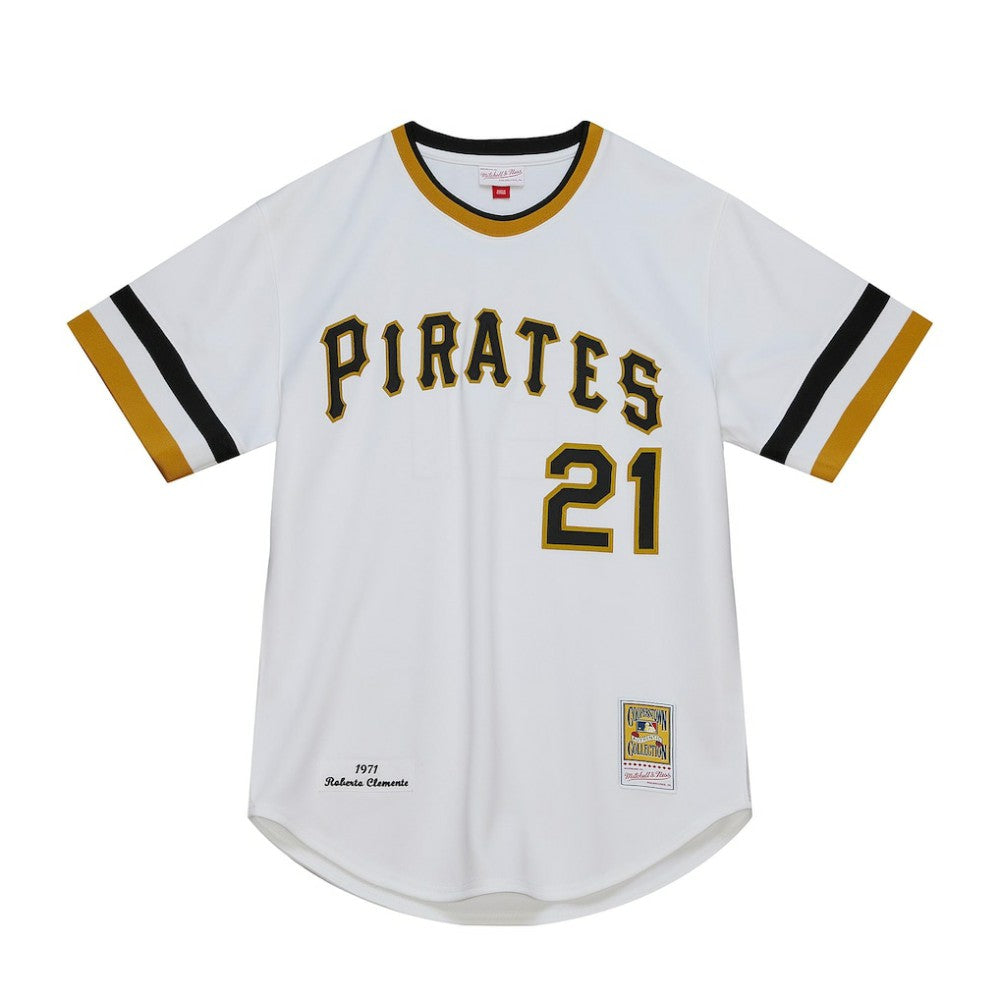 Roberto Clemente Pittsburgh Pirates Cooperstown Collection Authentic Jersey White