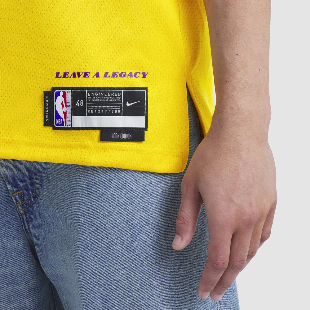 LeBron James Los Angeles Lakers Unisex Swingman Jersey - Icon Edition - Gold online