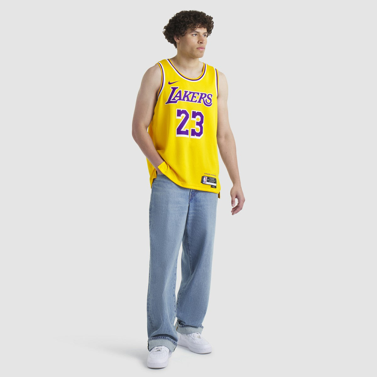 LeBron James Los Angeles Lakers Unisex Swingman Jersey - Icon Edition - Gold online