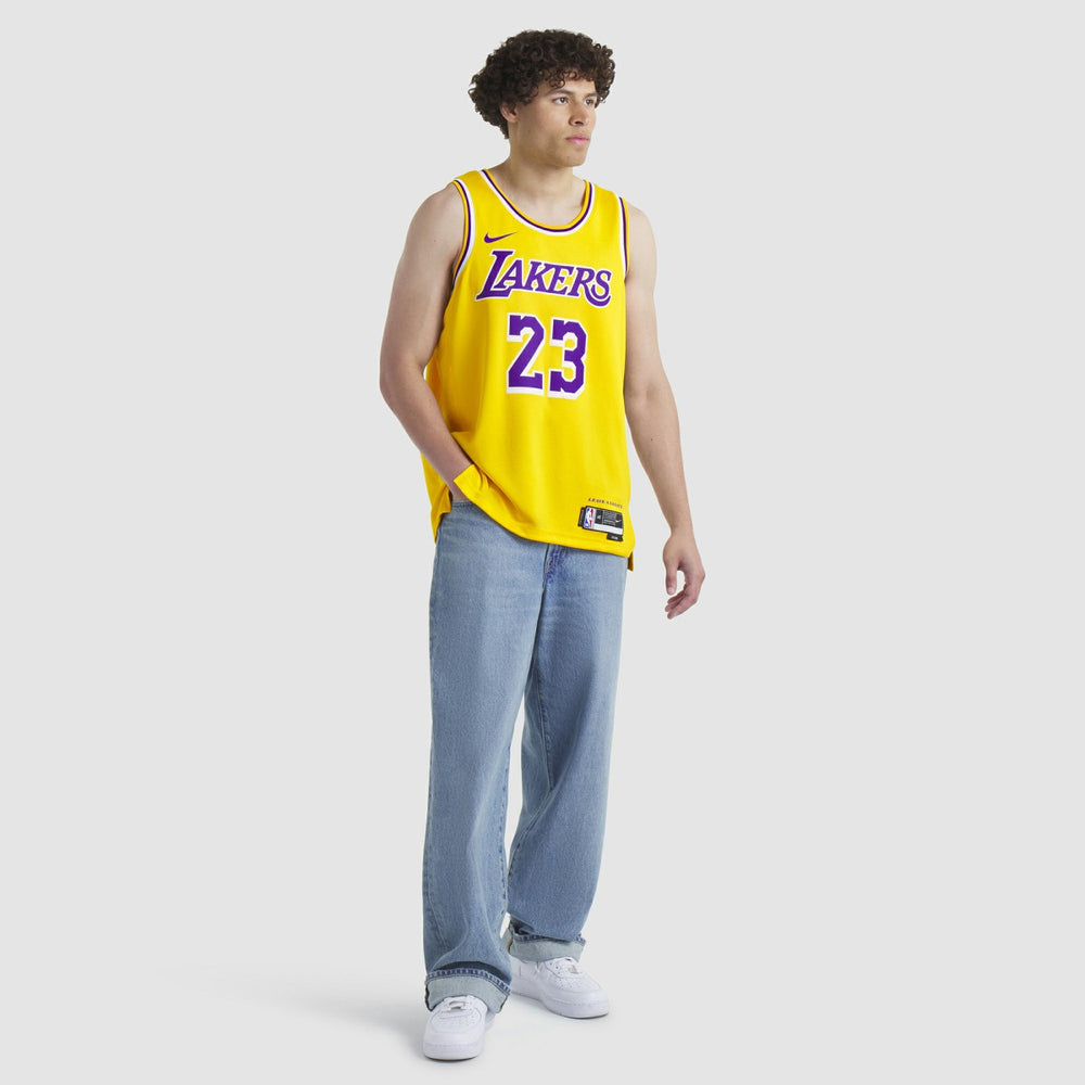 LeBron James Los Angeles Lakers Unisex Swingman Jersey - Icon Edition - Gold online