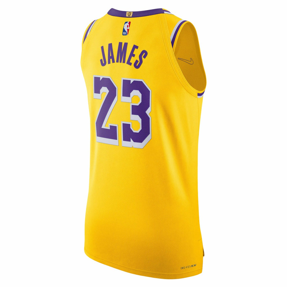 LeBron James Los Angeles Lakers Authentic Jersey - Icon Edition - Gold on sale