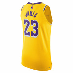 LeBron James Los Angeles Lakers Authentic Jersey - Icon Edition - Gold on sale
