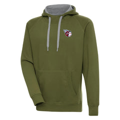Cleveland Guardians Antigua Victory Pullover Hoodie Olive