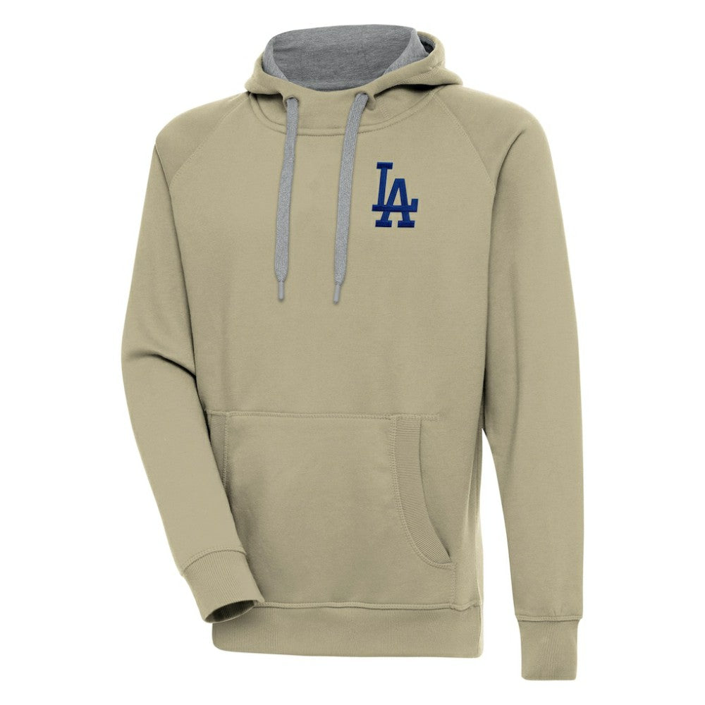 Los Angeles Dodgers Antigua Victory Pullover Hoodie Khaki