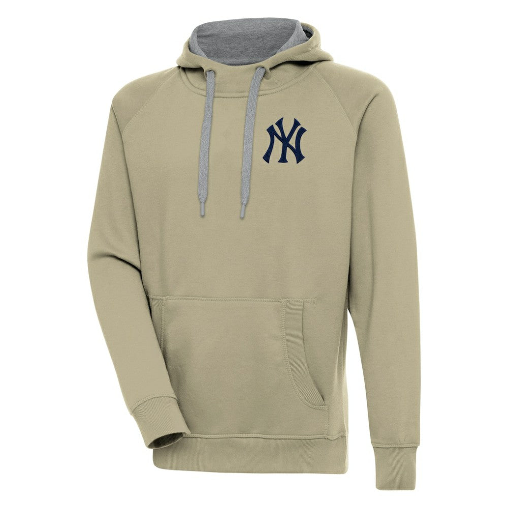 New York Yankees Antigua Victory Pullover Hoodie Khaki