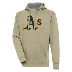 Athletics Antigua Victory Pullover Hoodie Khaki